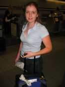 Katie at airport in SD