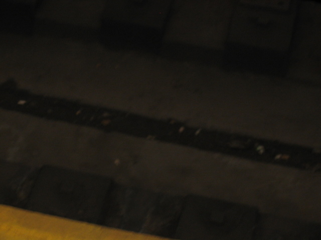 Mouse in the subway, can you see him?