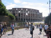 Outside the Coloseum