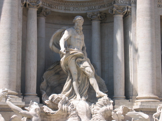 Trevi Fountain Statue