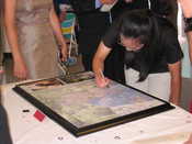 Signing the Photo Frame