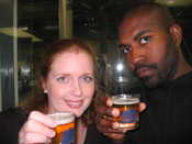 Us at Red Hook Brewery