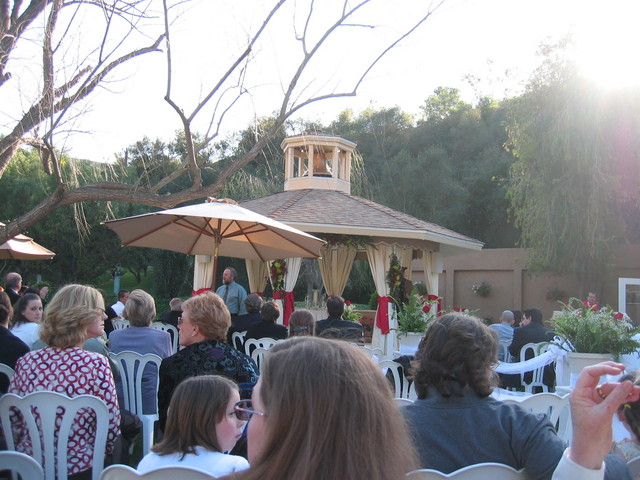 The wedding pavilion