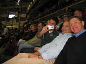 Richard, Sherry, Wes, Ken, Rob, Dave at Boise Steelheads Hockey Game