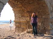 Me at the Aquaduct...looking tired!