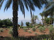 View of Sea of Galilee from Mt. Beatitudes