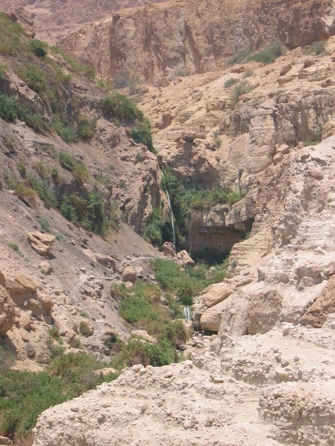 Waterfall at Ein Gedi