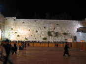 Western Wall at Night