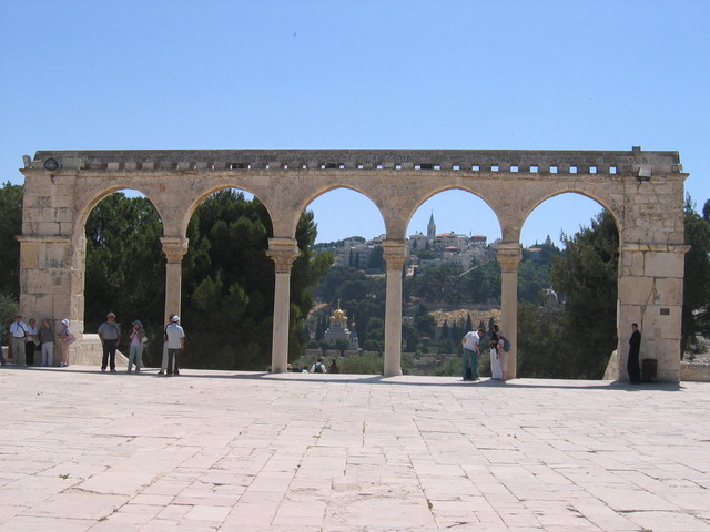 Arches on Temple Mount