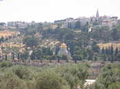 View of Mt. of Olives from Temple Mount