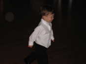 Ring Bearer Running Around