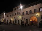 Piazza at night -- quite the happening place!