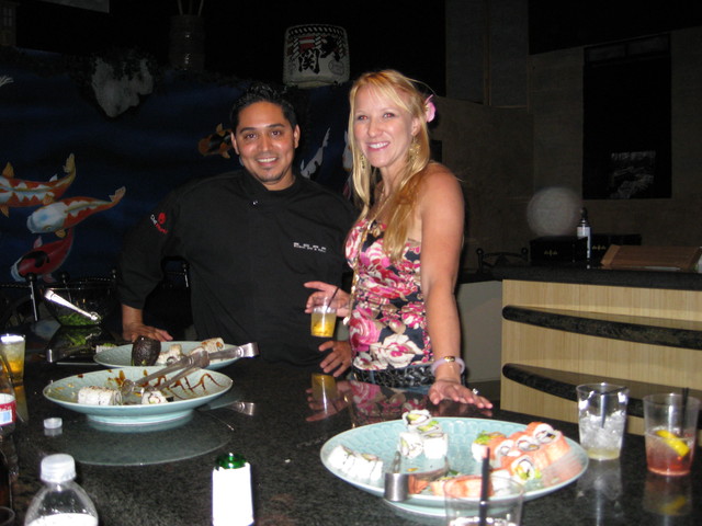 Kerrie & the sushi dude