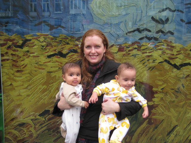 Katie & Kids at Van Gogh Museum