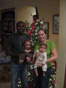 Christmas Eve - in front of the tree