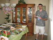 Food table & Jarrod