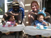 Us with our cake-y twins!