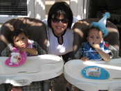 Kristin & her godkids