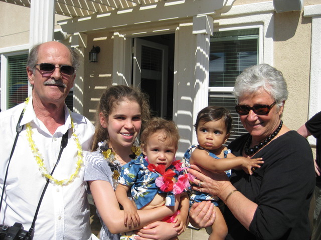 Jane, Tony, Isabella & the kids