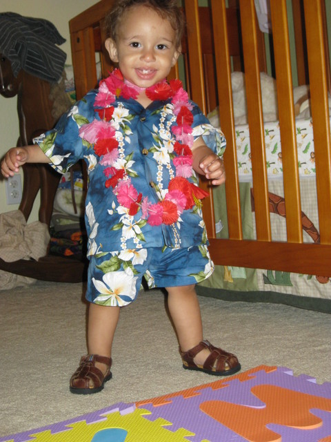 Preston's Hawaiian Outfit