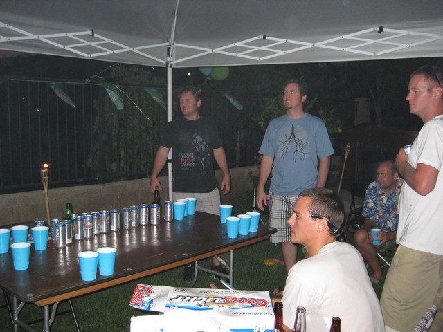 Beer pong - the Kwap brothers