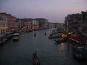 View from Rialto Bridge at Night