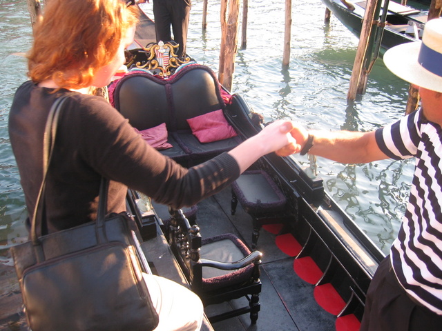 Getting on the Gondola