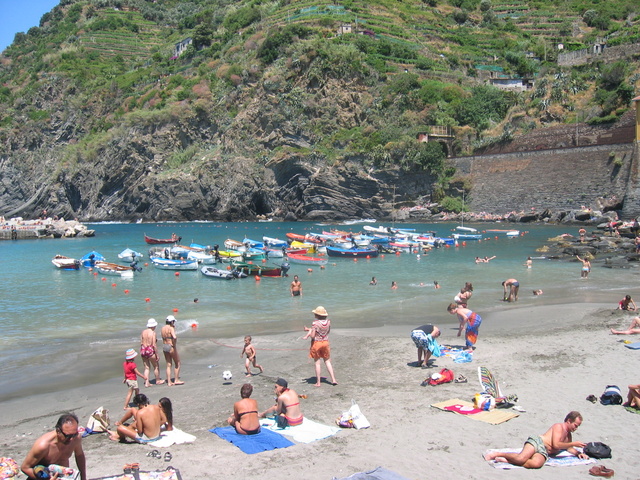 Beach of Vernazza