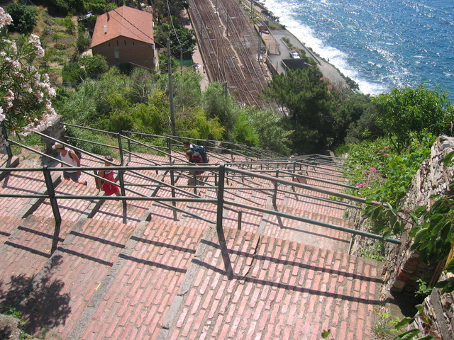 LOTS of stairs! - between towns 2 & 3