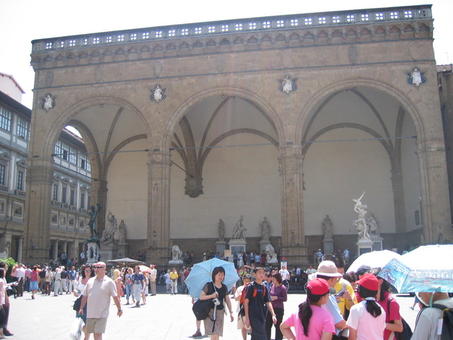 Piazza della Signoria - we hung out here a lot