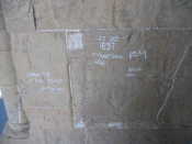 ...but here's writing on the walls...
