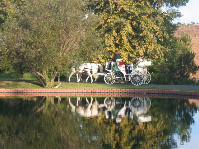 Riding around the lake