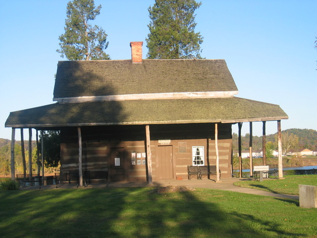 Mansion House - in Tu-Endie-Wei, oldest log cabin in the area and is used as a museum