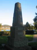 Chief Cornstalk's Monument (related to Katie's great grandfather)