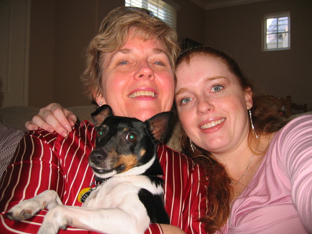 Katie, Mom & Tuck 2