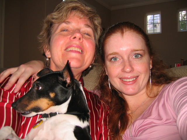 Katie, Mom & Tuck 3