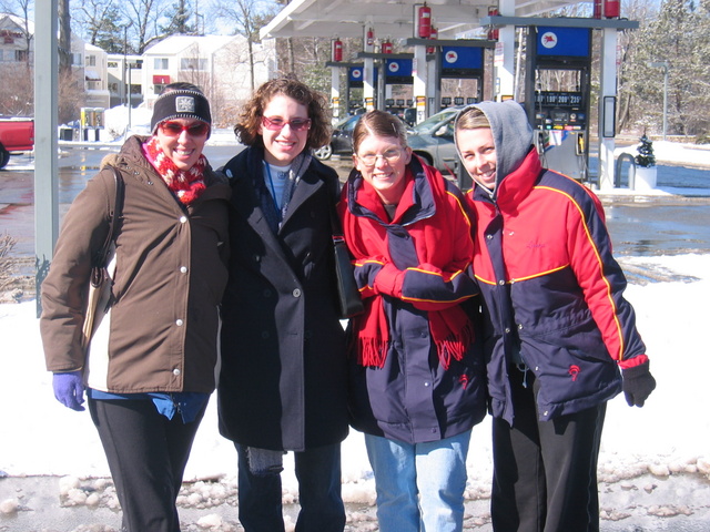 Cold....Jess, Sara, Traci, Boobie