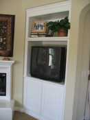 Family Room Media Niche