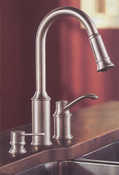 Kitchen Faucet
Moen Aberdeen
Pulldown sprayer
Soap dispenser