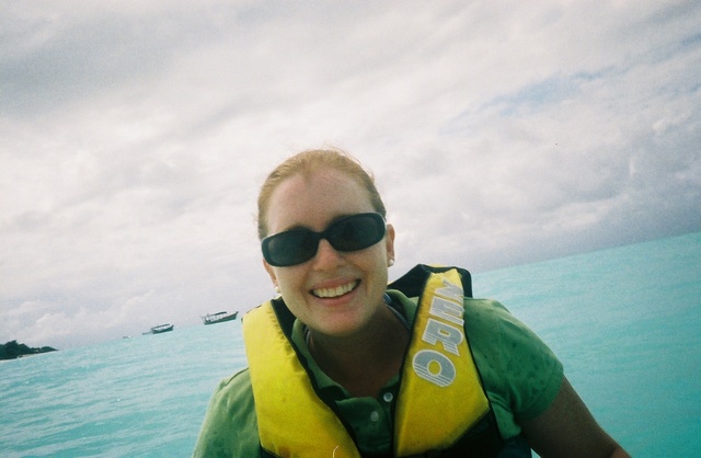 Katie in the Kayak