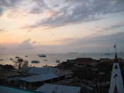 View of Stone Town from Tower Top Restaurant