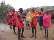 Maasai Men Dancing