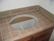 Downstairs Bath - Sink