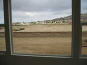 View of future baseball field from Family Room