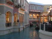 Canals in the Venetian