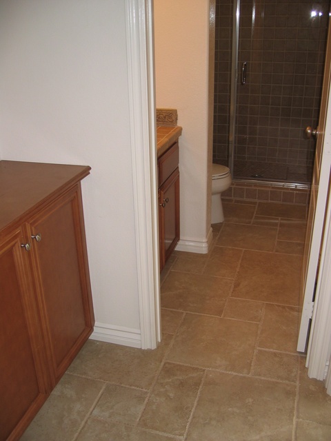 View into Downstairs Bath