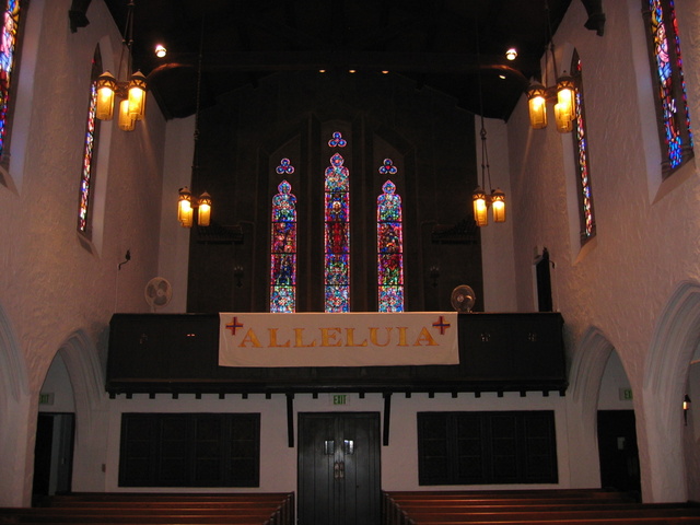 Back of church/Choir loft