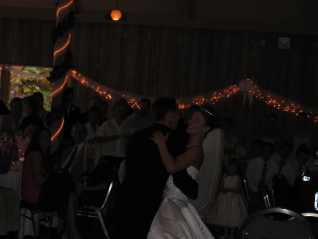 First Dance -- sorry so dark!