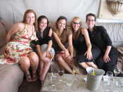 Katie, Leighla, Marcie, Jess, Our Waiter