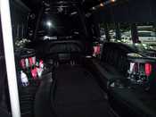Inside of Limo Bus